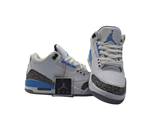 jordan 3 white blue