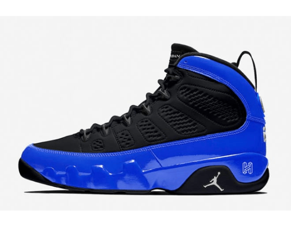 jordan 9 retro blue and white