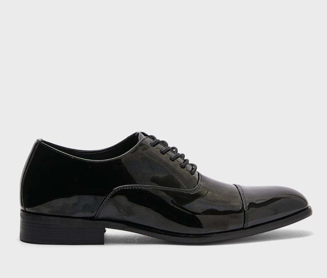 Genuine Patent Leather Formal Shoe – Black