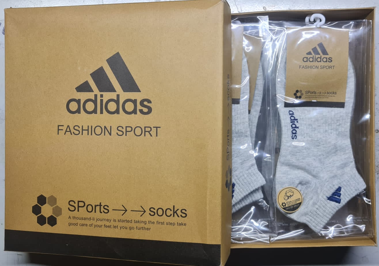 Adidas Ankle Socks Gift box of 12 Master Quality