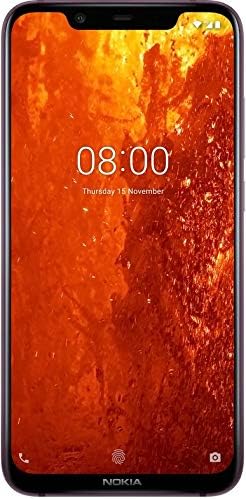 Nokia 8.1 Dual SIM - 64GB, 4GB RAM, 4G LTE, Iron Steel