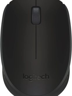 Logitech M171 Wireless Mouse for PC, Mac, Laptop, 2.4 GHz, Optical Tracking, 12-Months Battery Life, Ambidextrous-Black