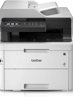 Brother Wireless All in One Printer, MFC-L3750CDW, with Advanced LED Color Laser Print, Duplex & Mobile Printing, High Yield Ink Toner