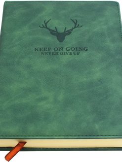 A5 Notebook Journal Hardcover Executive Diary with Premium Thick Paper, College Lined Journal, 8.3"×5.7", 360 Page, Perfect for Office Home School Business Writing Note Taking (Green)