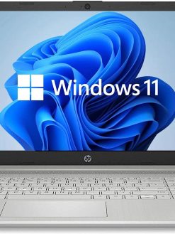 2022 Newest HP 15.6" HD Laptop Computer, 11th Gen Intel Quad-Core i3-1125G4(Up to 3.7GHz, Beat i5-10210U), 12GB RAM, 256GB PCIe SSD, Webcam, Bluetooth, Wi-Fi, HDMI, USB-C, Windows 11 S, Silver+JVQ MP