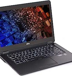 Dell Latitude 7450 Business Laptop, Core i7-5600U CPU, 8GB DDR3L RAM, 256GB SSD 2.5 HDD, 14 inch Display, Windows 10 Pro (Renewed) with 15 Days of IT-Sizer Golden Warranty