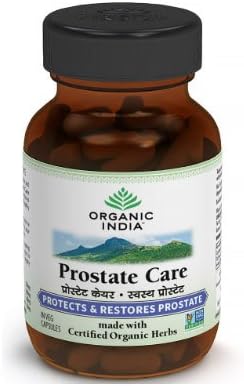 Organic India Prostate Care 60 Capsules - Pure Veg Capsules