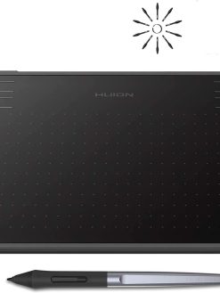 HUION HS64 Graphics Drawing Tablet Battery-Free Stylus Android Windows macOS with 6.3 x 4 in Working Area Pen Tablet for Linux, Mac, Windows PC and Android