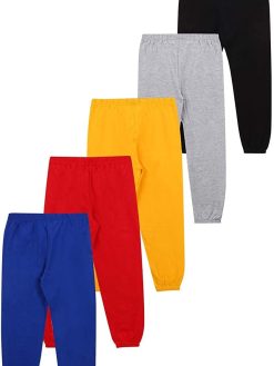 Cloth Theory Boy's Jogger Regular Fit Track Pant (Pack of 5)