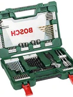 Bosch 2607017309 83-Piece V-Line Titanium Set For Drilling - Green