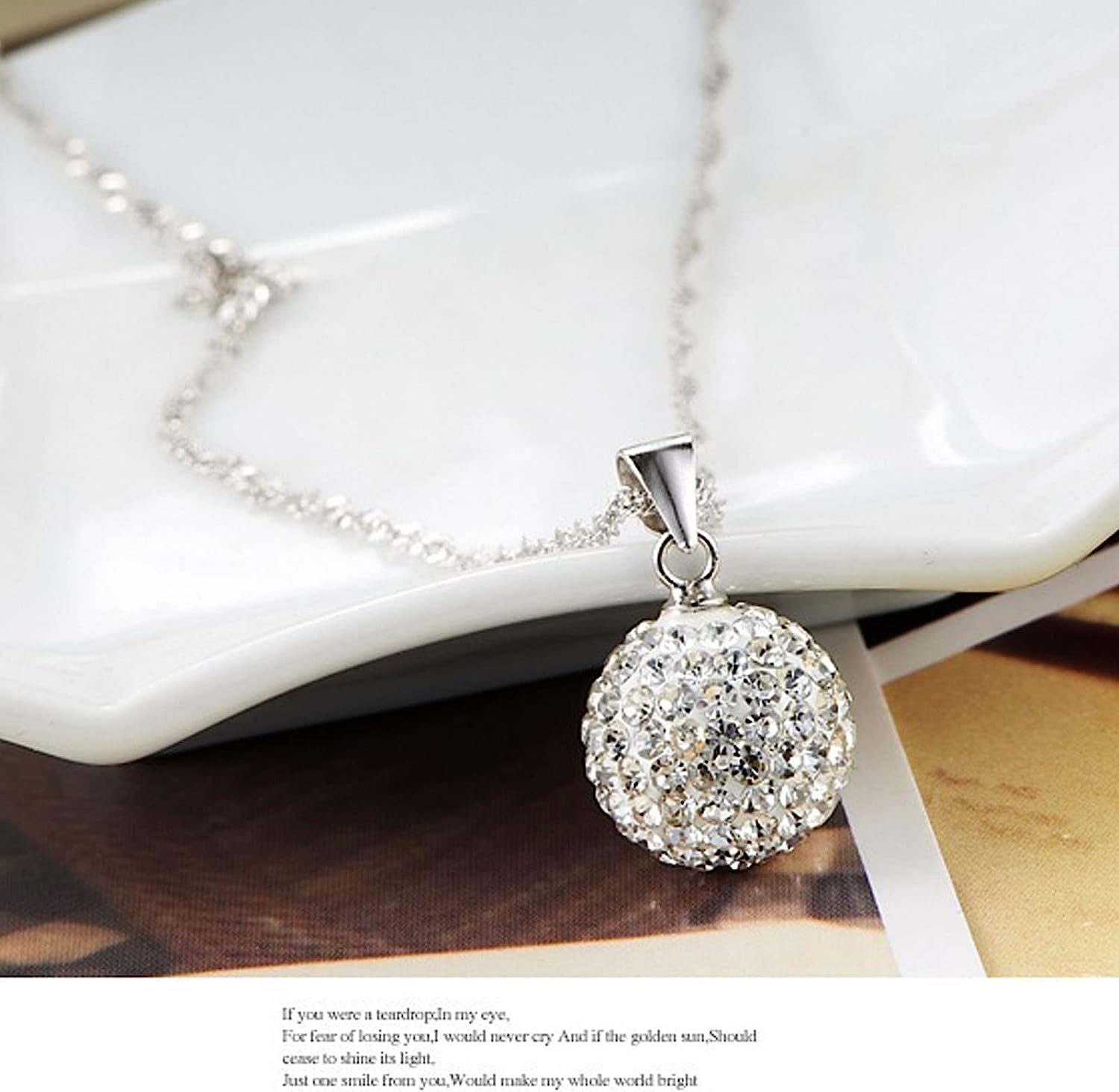 Salanda Single Pearl Necklace for Women, White Dainty CZ Pearl Drop Pendant Necklace| Elegant adjustable Chain Necklace| 18k Silver Plated Pearl Necklace for Women