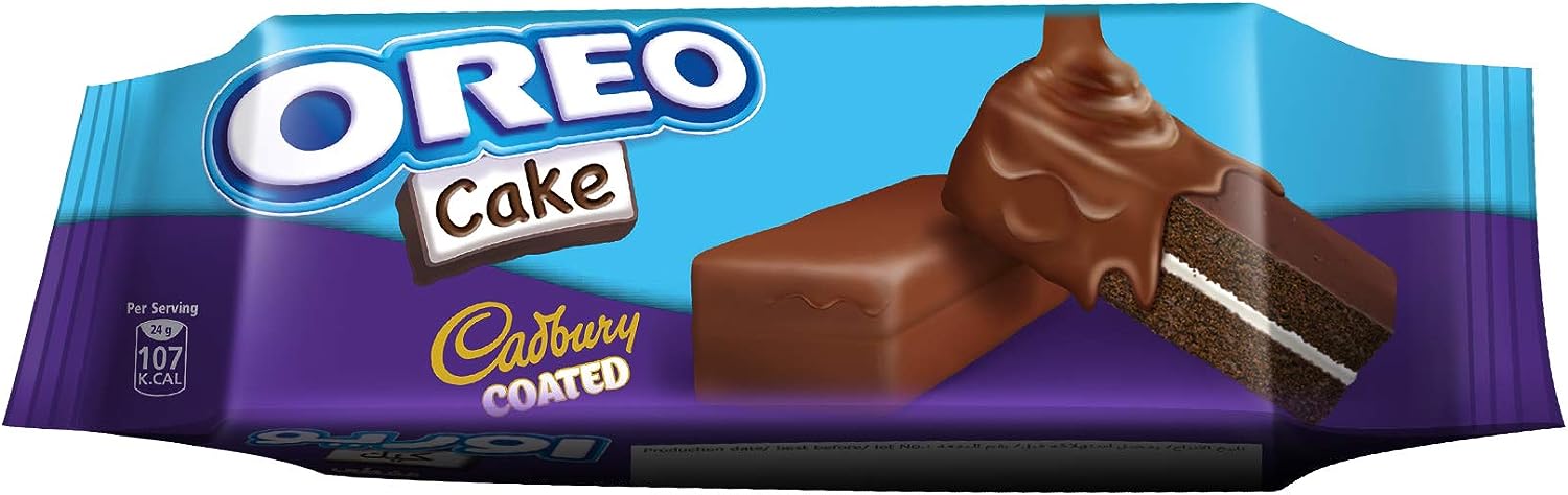 Oreo Cake Covered With Chocolate, 12 X 24 Gm