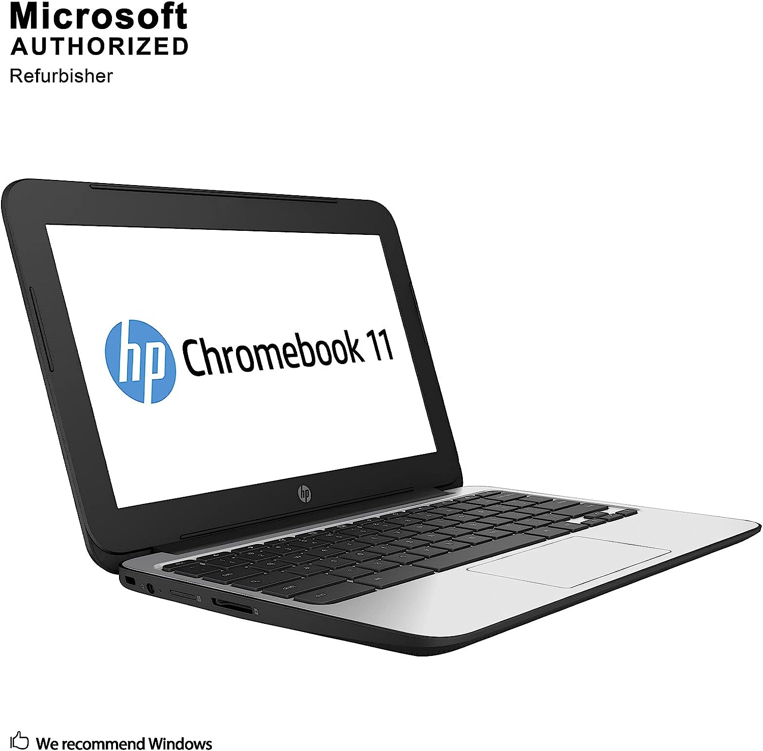 HP Chromebook 11 G4 11.6 Inch Laptop (Intel N2840 Dual-Core, 2GB RAM, 16GB Flash SSD, Chrome OS), Black (Renewed)