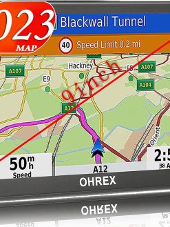 OHREX GPS Navigation for Truck Car 9 inch, GPS for Truck Drivers Commercial, Semi Trucker GPS Navigation System for Trucks, Custom Truck Routing, Free Lifetime Update Maps, Spoken Driver Alerts