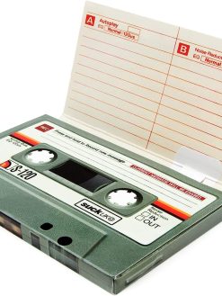 UK | Greeting Card Voice Recorder Send A Sound Recordable Blank Cards for All Occasions Birthday Card/Thank You Cassette Tape Shaped Recording Device