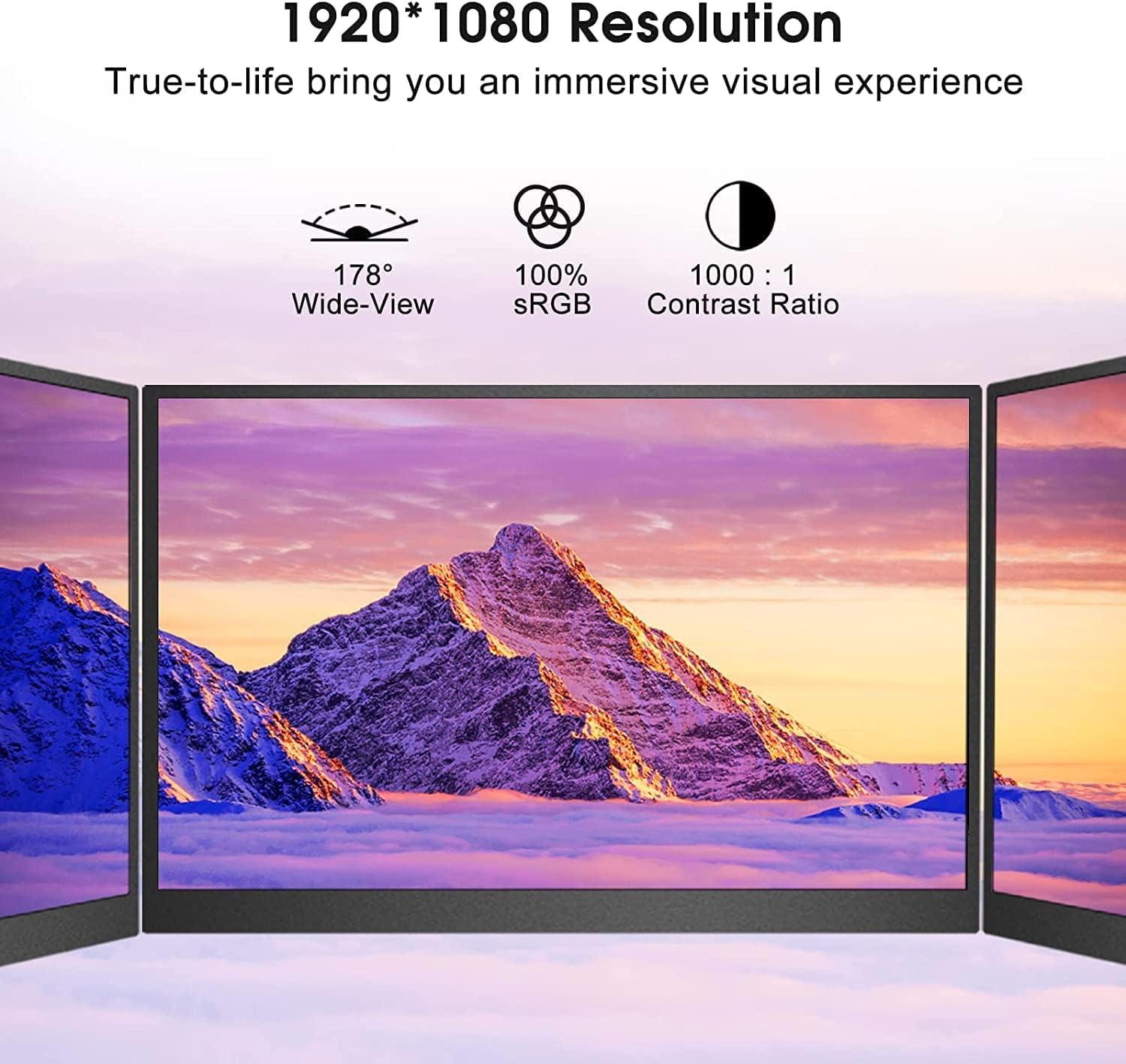 REMAX 15.6'' FHD SHARED PORTABLE MONITOR FOR LAPTOP