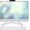 HP All-in-One 24 inch Desktop, 11th Generation Intel Core i5-1135G7 Processor, Intel Iris Xe Graphics Graphics, 8 GB RAM, 512 GB SSD, Windows 11 Home (24-df1370, Snow White)