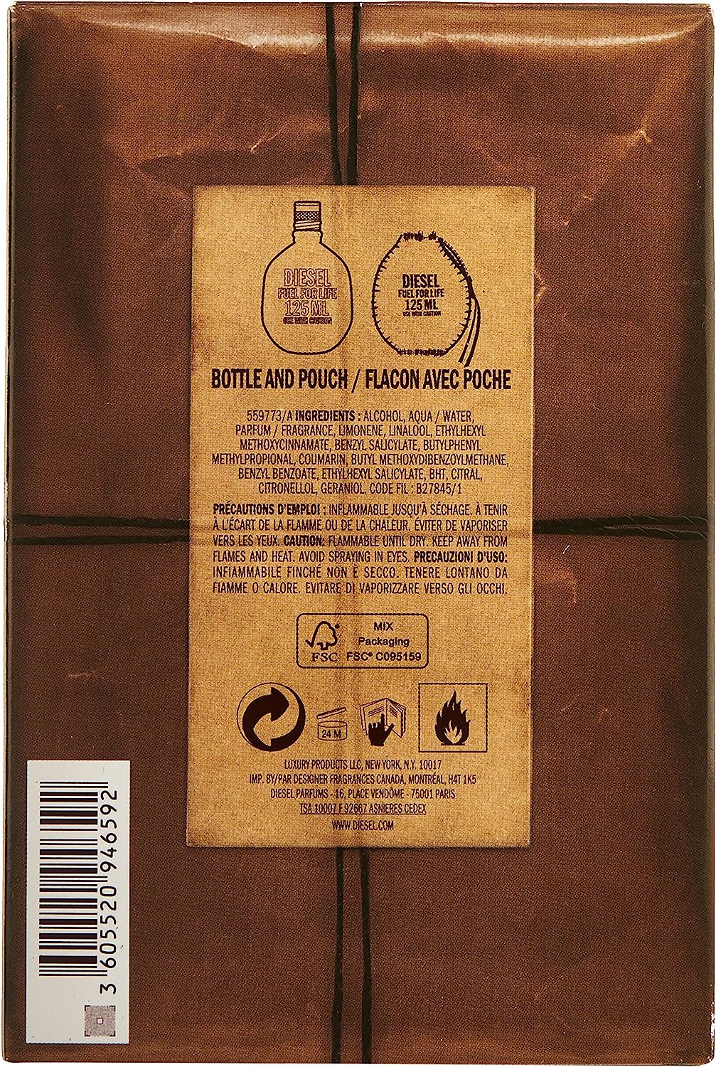 Fuel for Life by Diesel for Men - Eau de Toilette, 125 ml