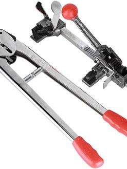ABBASALI Strapping Tensioner,Strap Tensioner Manual Banding Tools Set Packing Tool for 12-16mm Strap Sealer Tensioner