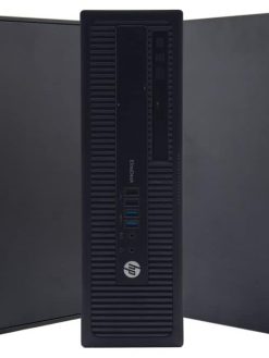 HP EliteDesk 800 G1 Small Form Factor Business Desktop PC, Intel Core i5-4th Generation, 8GB DDR3L RAM, 500GB SATA HDD, Windows 10 Pro (Renewed) with 15 Days of IT-SIZER Golden Warranty