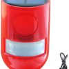 Pepisky Solar Alarm Light PIR Motion Sensor Lights 110dB Loud Siren LED Strobe Lights Outdoor IP65 Waterproof for Farm Villa Yard Barn Home