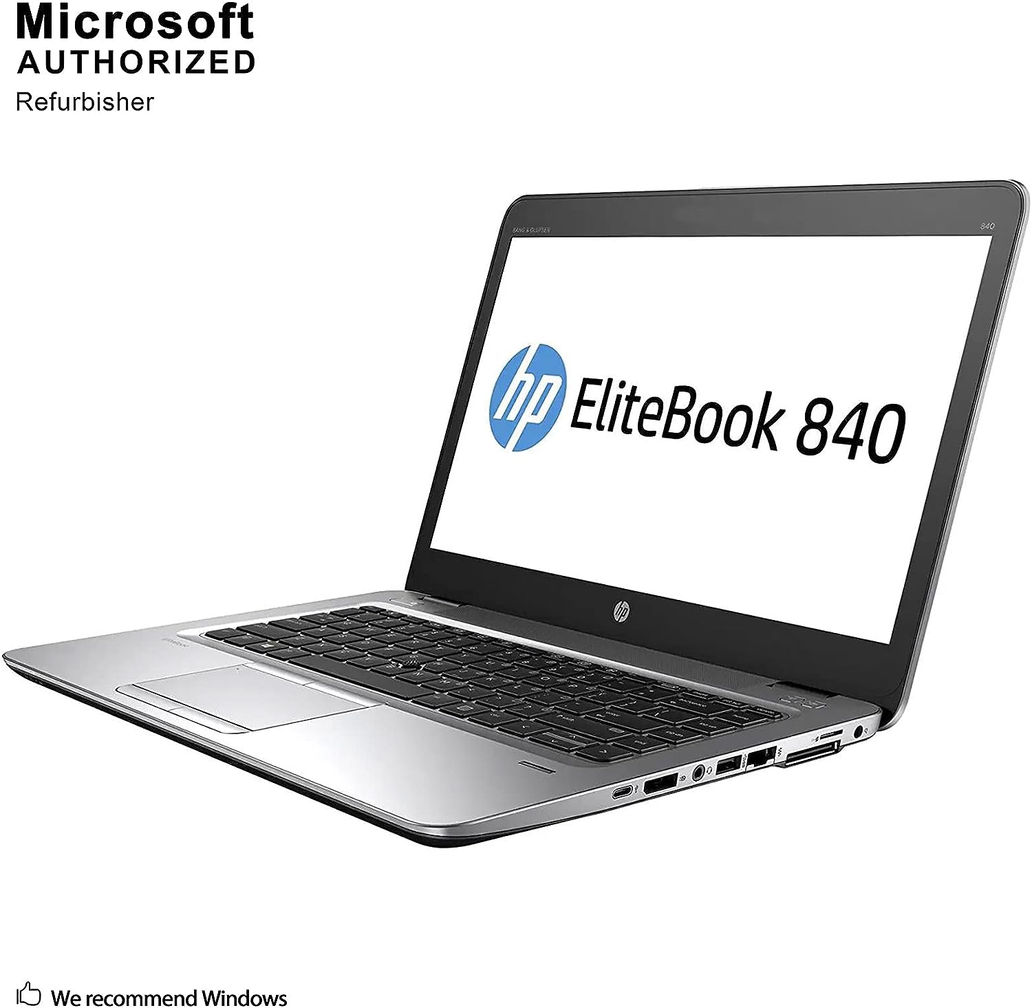 HP Elitebook 840 G1 14.0 Inch High Performanc Laptop Computer, Intel i5 4300U up to 2.9GHz, 16GB Memory, 256GB SSD, USB 3.0, Bluetooth, Window 10 Professional (Renewed)