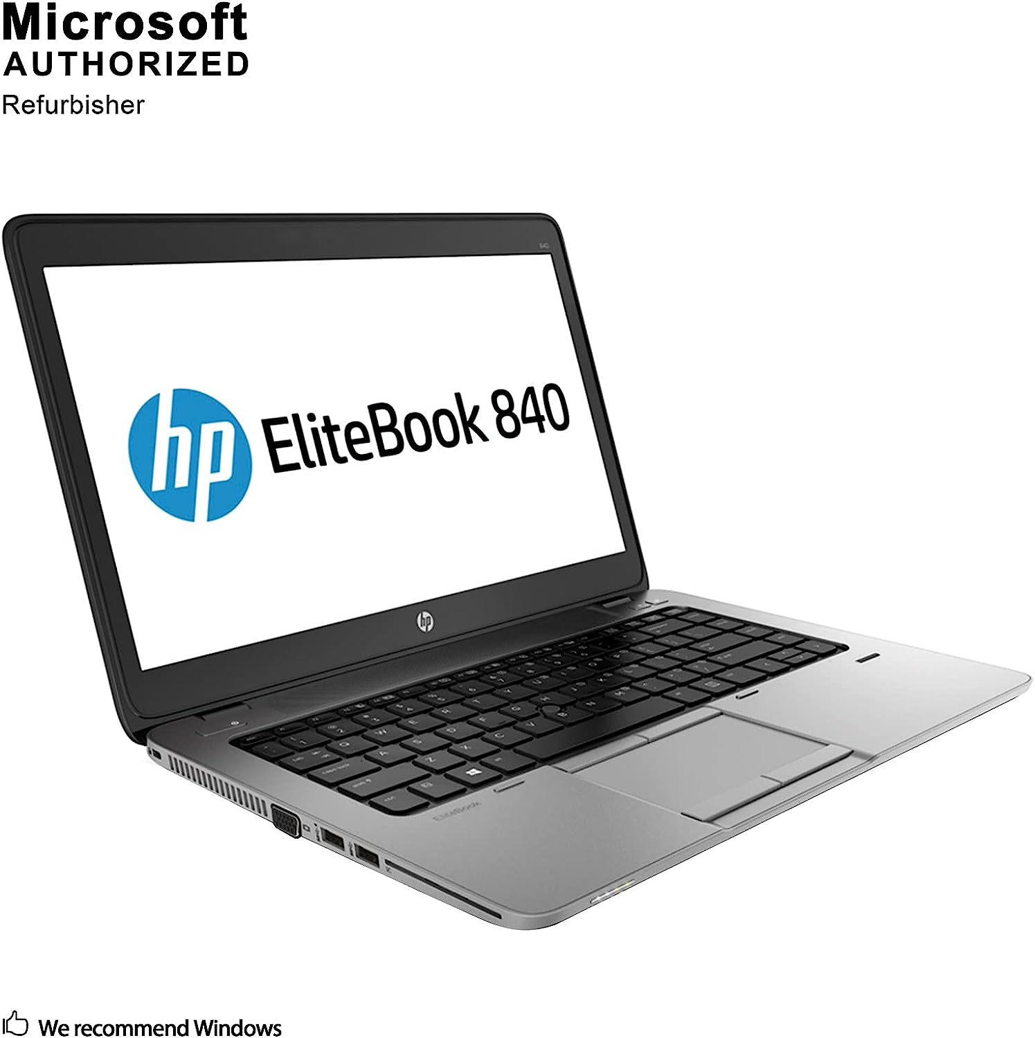 HP Elitebook 840 G1 14.0 Inch High Performanc Laptop Computer, Intel i5 4300U up to 2.9GHz, 16GB Memory, 256GB SSD, USB 3.0, Bluetooth, Window 10 Professional (Renewed)