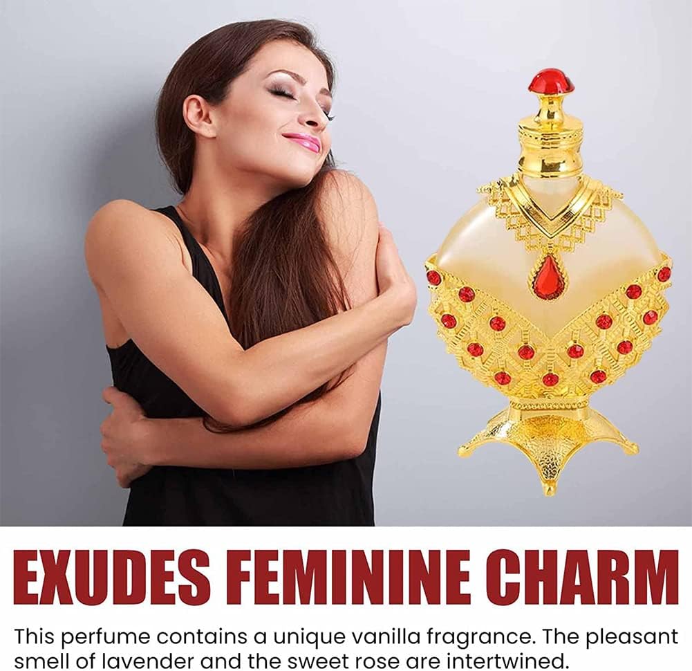 Hareem Al Sultan Gold Concentrated Perfume Oil,Sultan Perfume Oil, Long Lasting Arabian Perfumes For Women,Hareem Al Sultan Perfume, Arabian Perfume for Women-12ml+30ml