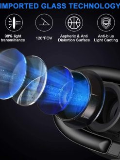 Pansonite VR Headset with Remote Control, 3D Glasses Virtual Reality Headset for VR Games & 3D Movies, Eye Care System for iPhone and Android Smartphones