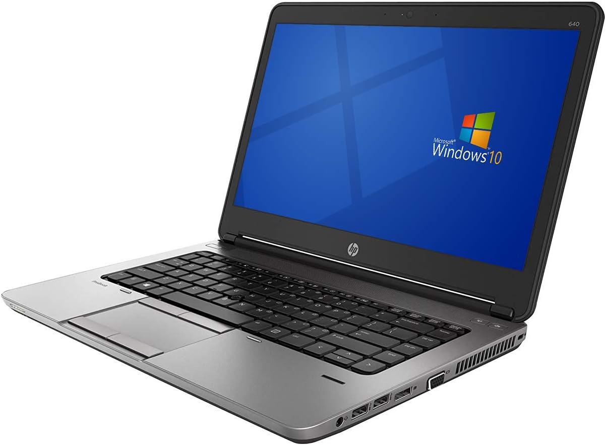 HP PROBOOK 640 G1 14" LAPTOP INTEL CORE i5-4200M 4th GEN 2.5GHZ WEBCAM 8GB RAM 500GB HDD WINDOWS 10 PRO (Renewed)