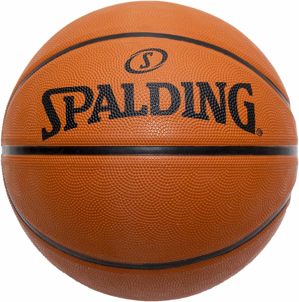 Spalding Classic Basketball and Inflation Valve, Brown,Size 7,83794Z