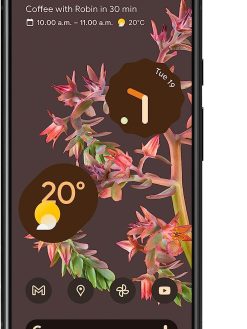 Google Pixel 6 – Unlocked Android 5G Smartphone with 50 Megapixel Camera and Wide-Angle Lens – 128 GB – Stormy Black