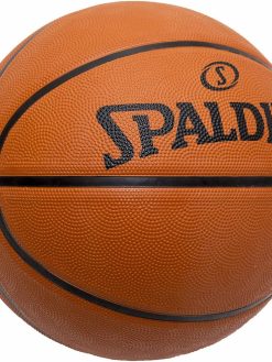 Spalding Classic Basketball and Inflation Valve, Brown,Size 7,83794Z