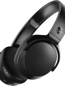Skullcandy Riff Wireless 2 On-Ear Headphones with Mic/ 34-Hour Battery Life/Multipoint Pairing/Built-in Tile Finding Technology - Black