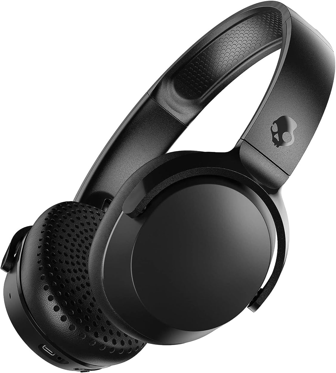 Skullcandy Riff Wireless 2 On-Ear Headphones with Mic/ 34-Hour Battery Life/Multipoint Pairing/Built-in Tile Finding Technology - Black