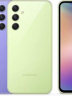 Samsung Galaxy A54 Dual SIM Mobile Phone Android, 8GB RAM, 128GB, Awesome Lime, 1 Year Manufacturer warranty, UAE VERSION