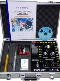 FOWARD GAUSS Gold Metal Detector VR10000 Detector Long Range Gold Underground Gold Detector Gem Detecting Range 100-3000m Detecting Depth 5-200m Gold Finder Metal Detector Metal Finder Detector