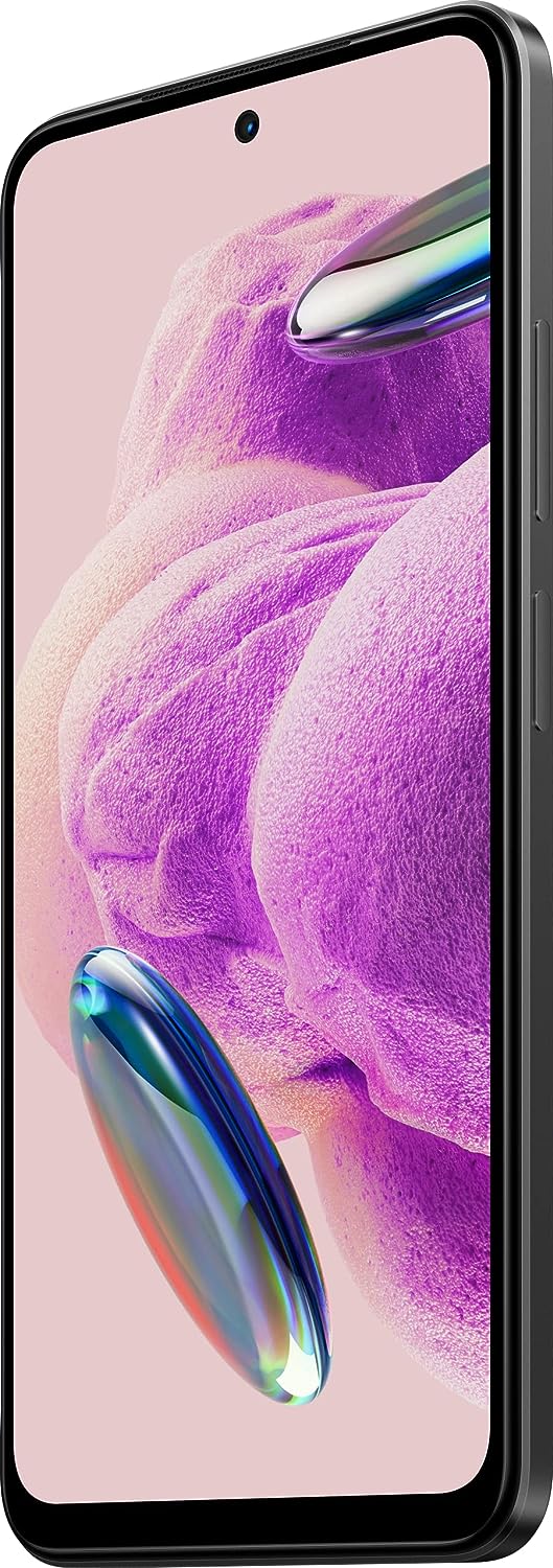Redmi Note 12s (Onyx Black 8GB RAM, 256 Storage) - 90Hz FHD+ AMOLED DotDisplay |MediaTek Helio G96 processor | 108MP pro-grade main camera | 33W fast charging 5000mAh