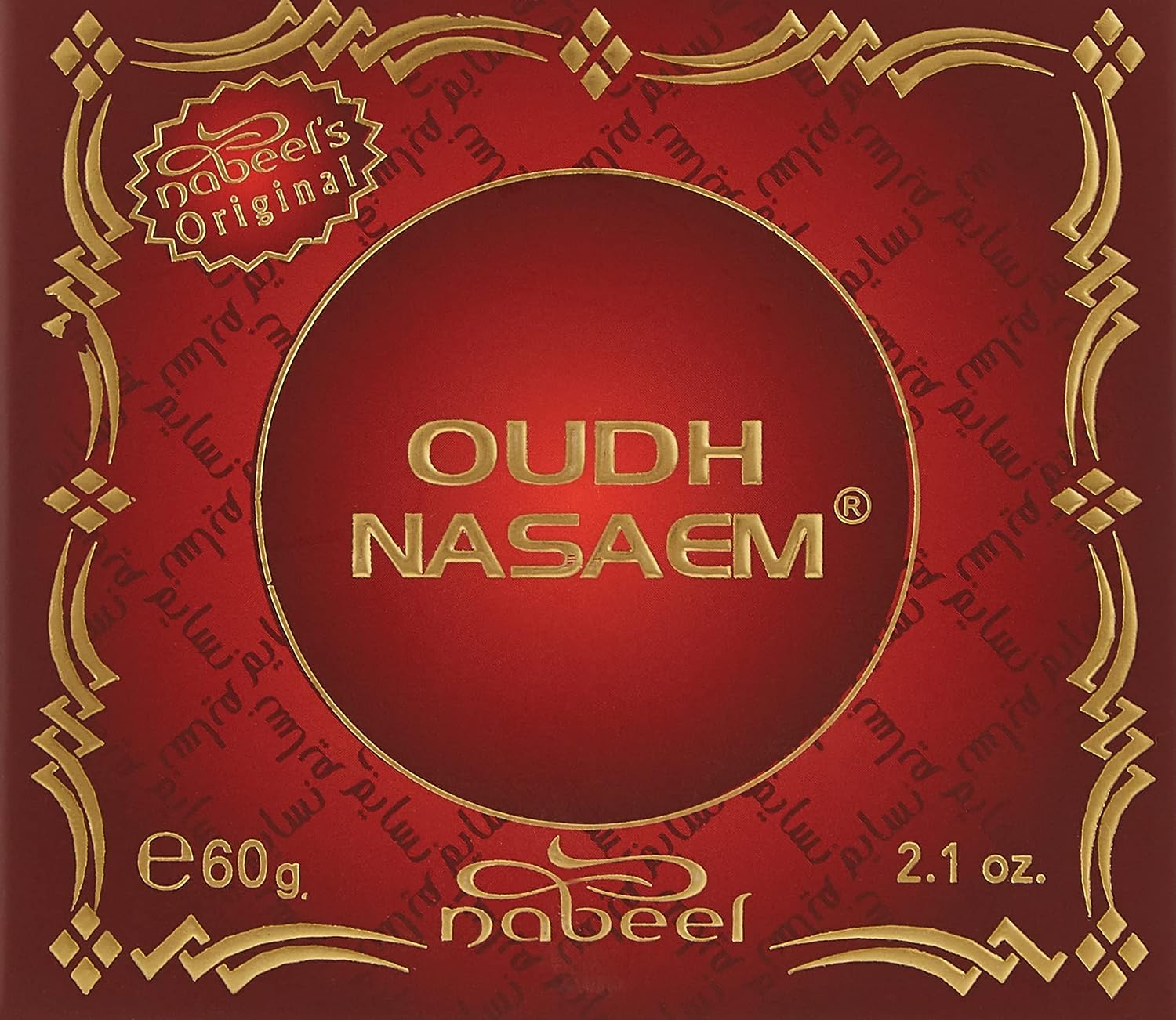 Nabeel Perfumes Oudh Nasaem Incense Solid Perfume For Unisex, 60 Gm