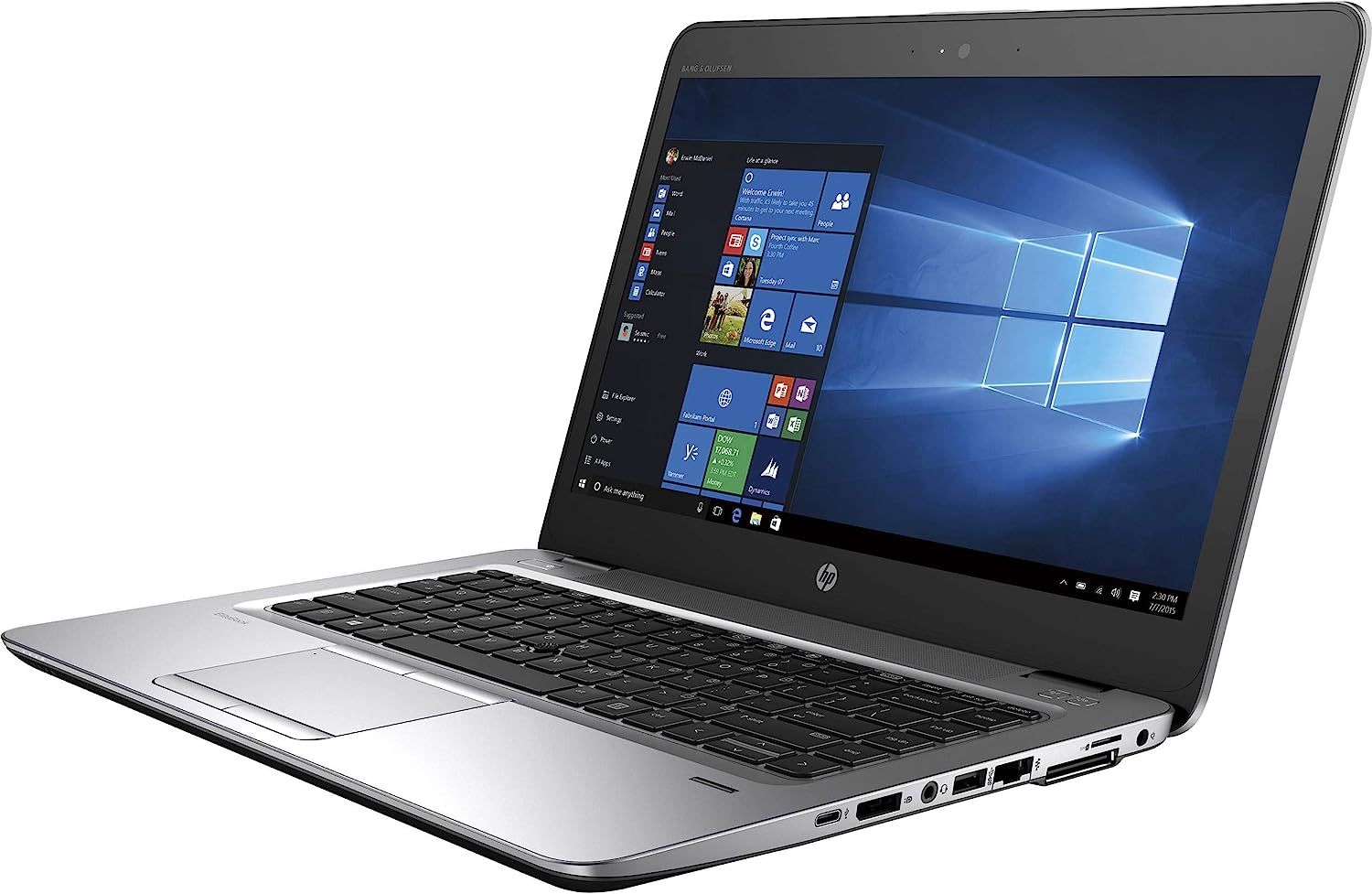 HP EliteBook 840 G4 14" HD Laptop, Core i5-7300U 2.6GHz, 16GB RAM, 512GB Solid State Drive, Windows 10 Pro 64Bit, Webcam (Renewed)