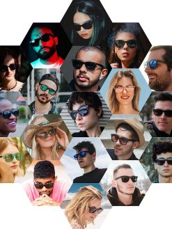 Joopin Polarized Sunglasses Men Women, Classic Square Sun Glasses 100% UV Protection Driving Fishing