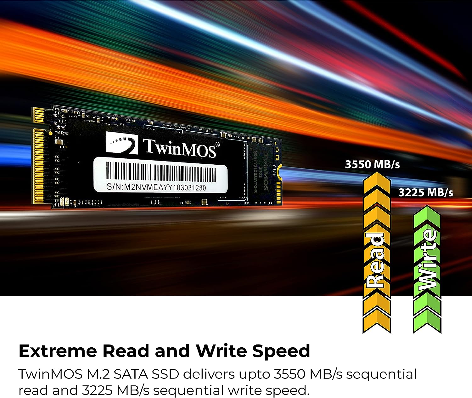 TwinMOS NVMe AlphaPro M.2 2280 SSD 128 GB