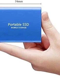 Portable SSD 2TB Mobile Solid State Drive Portable External Drive 3 in 1 OTG Type-c 2000GB High Speed Hard Drive for PC Laptop Mac Data Storage and Transfer and Android Phone, Computers and Tablets
