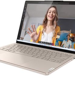 Lenovo YOGA Slim 9 with 14" 2.8K2880x1800 display Intel Core i7 1280P, 16GB RAM,1TB SSD, Windows 11, Oatmeal 82T00008AX, White
