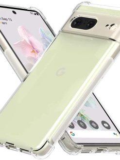 Crystal Clear Back Cover Case for Google Pixel 7 | Shockproof 360 Degree Protection | Camera Protection | PC, TPU | Transparent Hard Back Cover Case for Google Pixel 7 5G Transparent Bumper