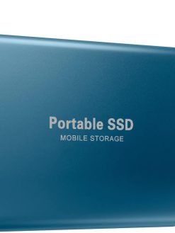 Portable SSD 2TB Mobile Solid State Drive Portable External Drive 3 in 1 OTG Type-c 2000GB High Speed Hard Drive for PC Laptop Mac Data Storage and Transfer and Android Phone, Computers and Tablets