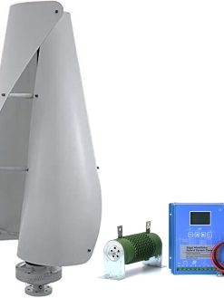10000W Vertical Axis Wind Turbines Generator Kit, Vertical Axis Wind Turbine with Wind Solar Hybrid Controller for Home Use(12V 24V 48V)