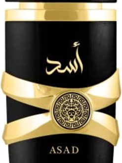 Lattafa Imported Long Lasting Luxury Perfume Asad Premium Refreshing Oud and Musk Fragrances Eau De Parfum 100 ml Perfume for Unisex (Pack of 1)
