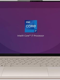 Lenovo YOGA Slim 9 with 14" 2.8K2880x1800 display Intel Core i7 1280P, 16GB RAM,1TB SSD, Windows 11, Oatmeal 82T00008AX, White