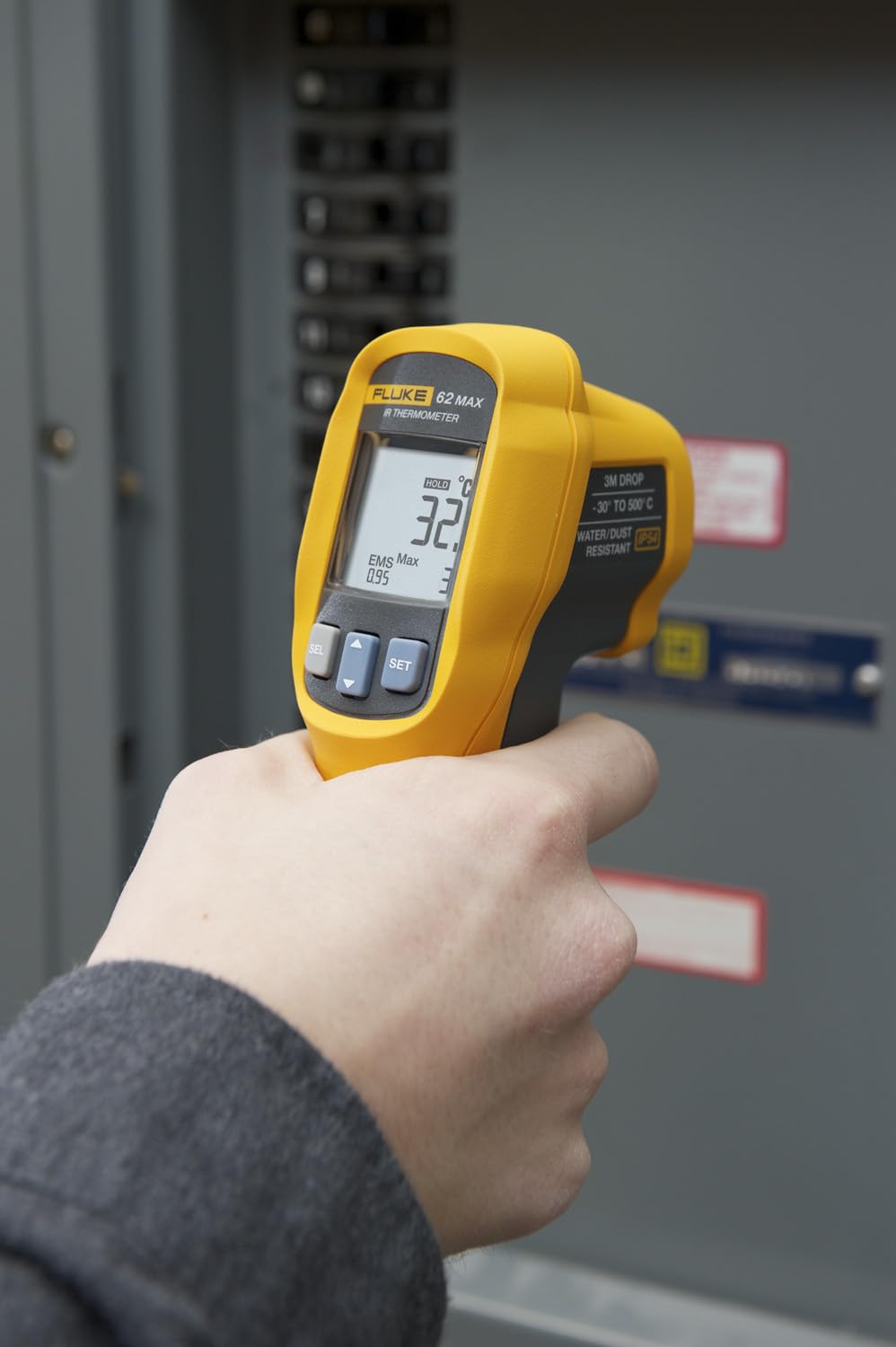 Fluke Single Laser Infrared Thermometer 12:1 Distance Ratio, 62 Max